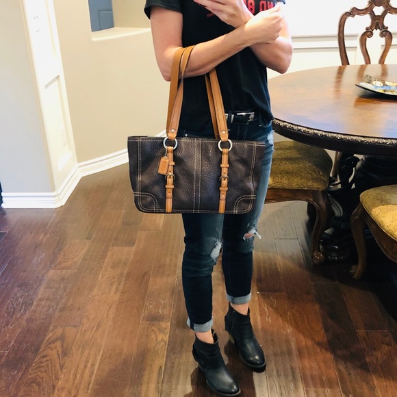 Coach Chelsea Pebbled Leather Tote - Picture 6 of 6